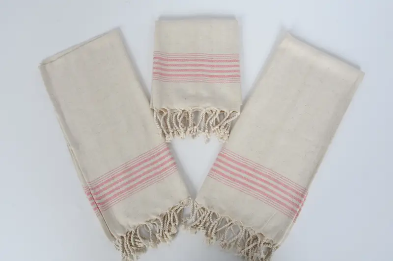 Yaz havlu, Sevgililer Günü Hediyesi, mutfak havlu, kişiselleştirilmiş hediyeler, gelin için düğün günü hediyesi, düğün iyilikleri, 36x18 keten çizgili havlu - 6