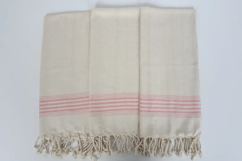 Yaz havlu, Sevgililer Günü Hediyesi, mutfak havlu, kişiselleştirilmiş hediyeler, gelin için düğün günü hediyesi, düğün iyilikleri, 36x18 keten çizgili havlu - 7