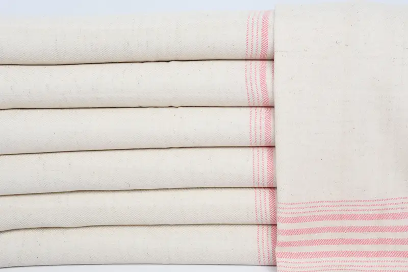 Yaz havlu, Sevgililer Günü Hediyesi, mutfak havlu, kişiselleştirilmiş hediyeler, gelin için düğün günü hediyesi, düğün iyilikleri, 36x18 keten çizgili havlu - 1