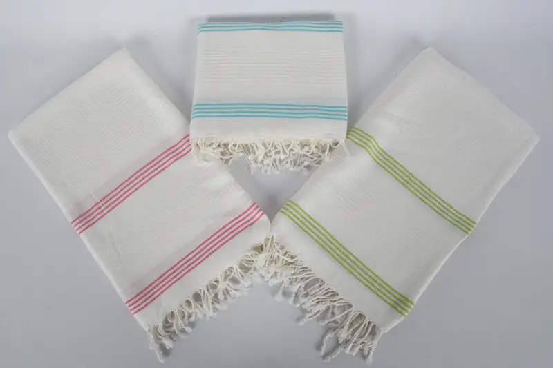 Bachelorette Favor, Personalized Bridesmaid Gift, 68x36 Cotton Striped Towel, Bulk Order Towel, Embroidered Towel, Monogrammed Beach Towel - 8