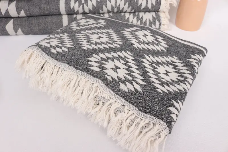 Wedding Gift Customized Blanket, Bedspread, Bridesmaid Gifts, 84x56 Cotton Kilim Towel, Personalized Blanket, Valentines Day Gift For Him - 5