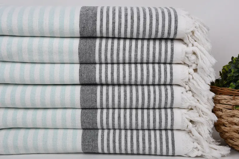Monogram Towels, Bath towel, 68x40 Cotton Striped Terry Towel, Best Beach Towel, Personalized Beach Towel, Turkish Beach Towel Monogram, Unique Gift - 2