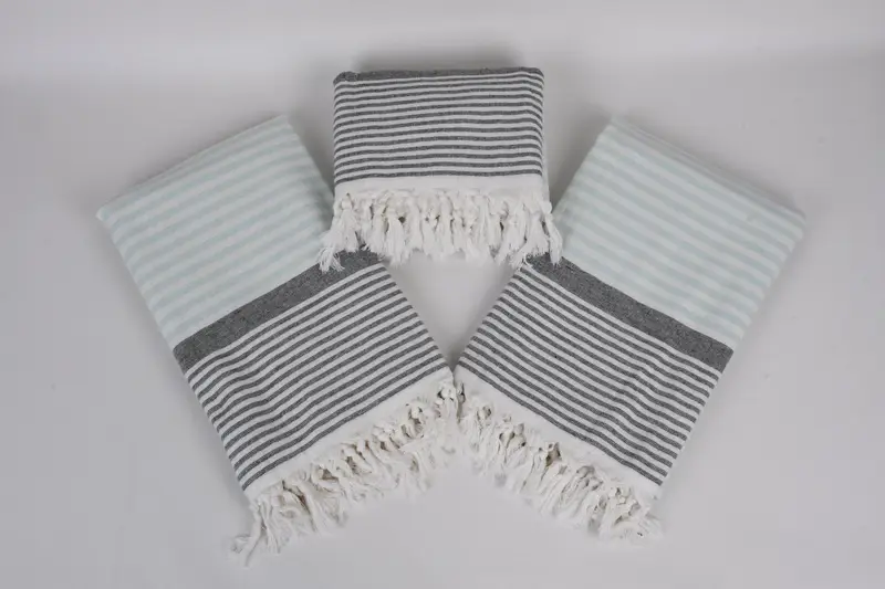 Monogram Towels, Bath towel, 68x40 Cotton Striped Terry Towel, Best Beach Towel, Personalized Beach Towel, Turkish Beach Towel Monogram, Unique Gift - 6