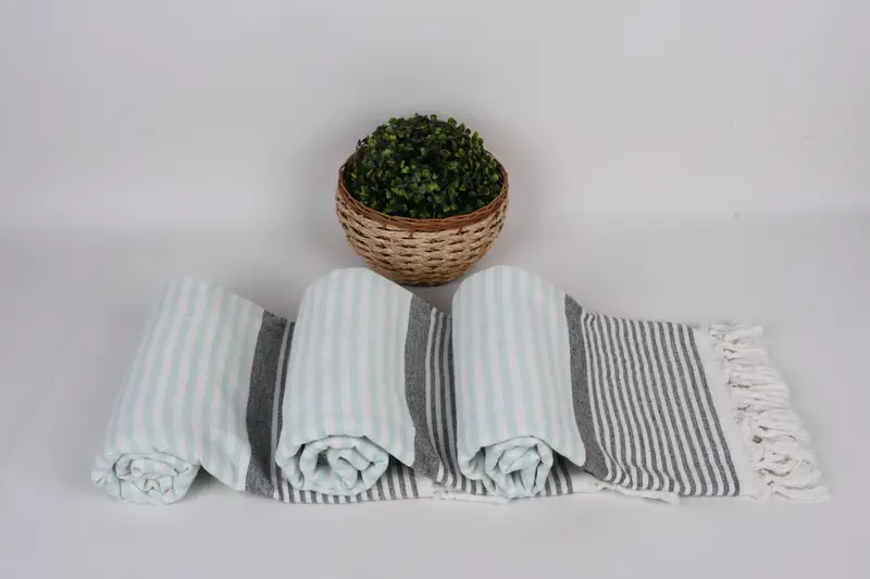 Monogram Towels, Bath towel, 68x40 Cotton Striped Terry Towel, Best Beach Towel, Personalized Beach Towel, Turkish Beach Towel Monogram, Unique Gift - 8