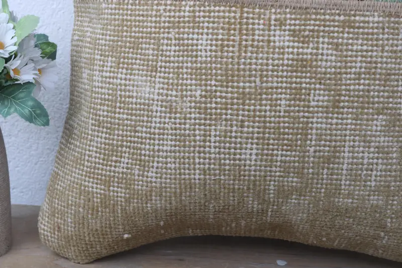 Turkish Pillow, Nomadic Pillow, Pillow Cover, Antique Pillows, 16x16 Green Pillow Cover, Handmade Throw Cushion Cover, Gift Pillow - 3