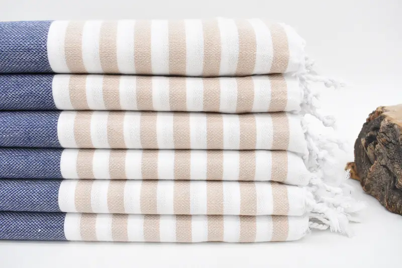 Organic cotton Turkish peshtemal towel, Organic towel, 70x40 Cotton Striped Towel, Bridesmaid Gift, Gift For Boyfriend, Bridal Shower Gift