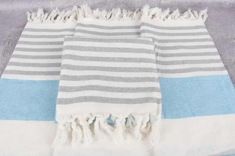 Wedding Gift Kitchen Towel, 36x18 Cotton Striped Terry Towel, Bathroom Towels, Wedding Gift, Turkish Towel Hand Towel, Welcome Wedding Gift - 4