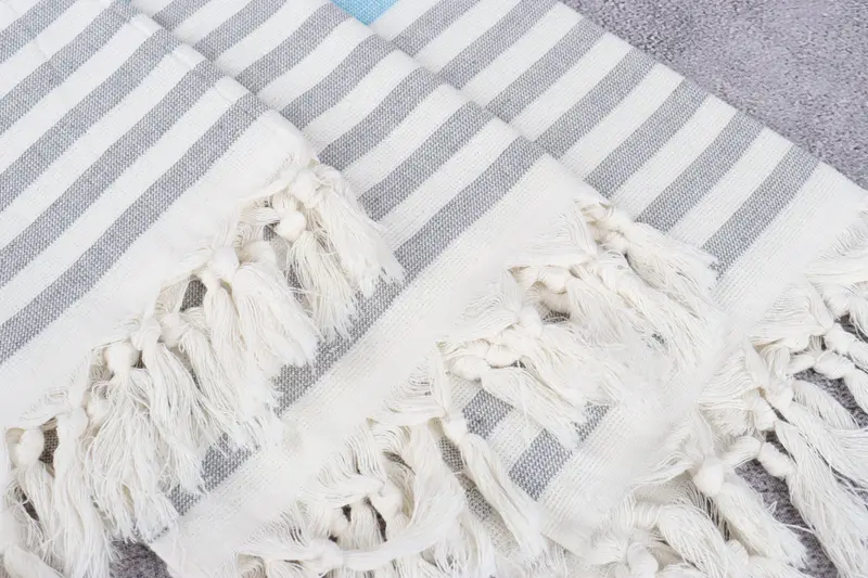 Wedding Gift Kitchen Towel, 36x18 Cotton Striped Terry Towel, Bathroom Towels, Wedding Gift, Turkish Towel Hand Towel, Welcome Wedding Gift - 5