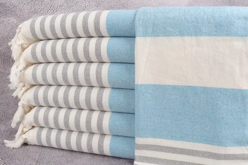 Wedding Gift Kitchen Towel, 36x18 Cotton Striped Terry Towel, Bathroom Towels, Wedding Gift, Turkish Towel Hand Towel, Welcome Wedding Gift - 1