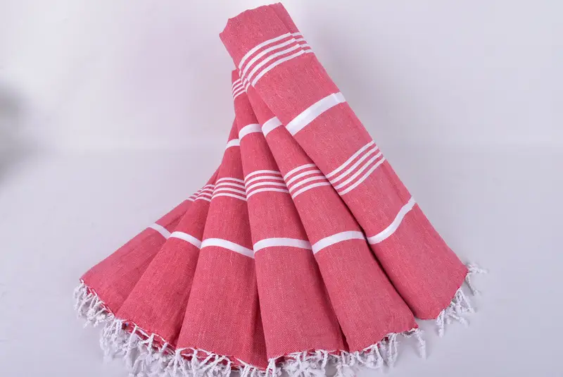 Peshtemal Towel, Beach Wedding Favor, Bridesmaid Proposal Gift, Bridesmaid Gifts, Holiday Towel, Best Friend Gift, 70x40 Cotton Striped Towel - 4