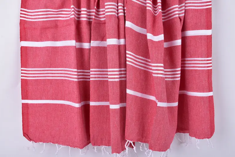 Peshtemal Towel, Beach Wedding Favor, Bridesmaid Proposal Gift, Bridesmaid Gifts, Holiday Towel, Best Friend Gift, 70x40 Cotton Striped Towel - 8