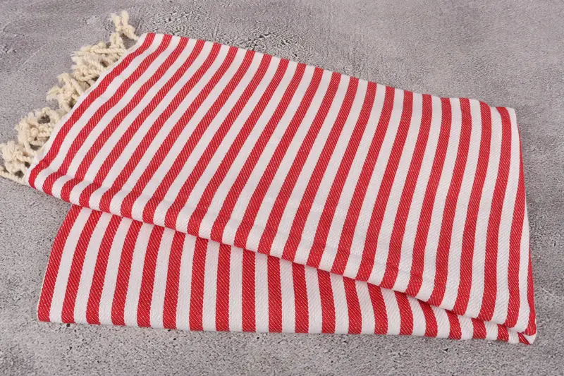 Strand Bachelorette Party Dekorationen, Hochzeitstuch, 70x40 Baumwollstreifentuch, Custom Beach Handtuch, dünn - 6