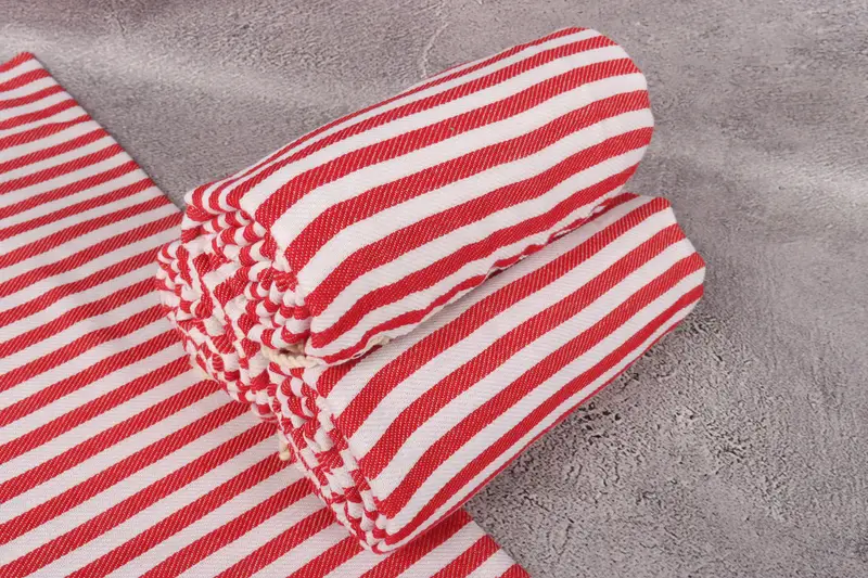 Strand Bachelorette Party Dekorationen, Hochzeitstuch, 70x40 Baumwollstreifentuch, Custom Beach Handtuch, dünn - 7