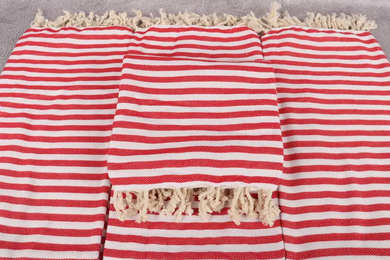 Strand Bachelorette Party Dekorationen, Hochzeitstuch, 70x40 Baumwollstreifentuch, Custom Beach Handtuch, dünn - 4