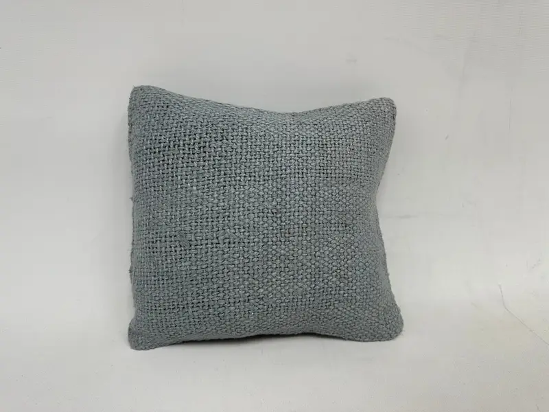 Antique Pillows, Cushion Cover, Boho Pillow, Custom Cushion Case, Handmade Throw Pillow, 12x12 Gray Cushion Cover, Vintage Pillow - 1
