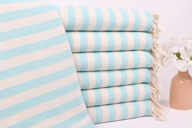 Wedding Favors, Handwoven Turkish bath towel, 80x36 Cotton Striped Towel, Bachelorette Gifts, Beach Towel Gift, Gym Towel, Valentines Day Gift Idea - 1