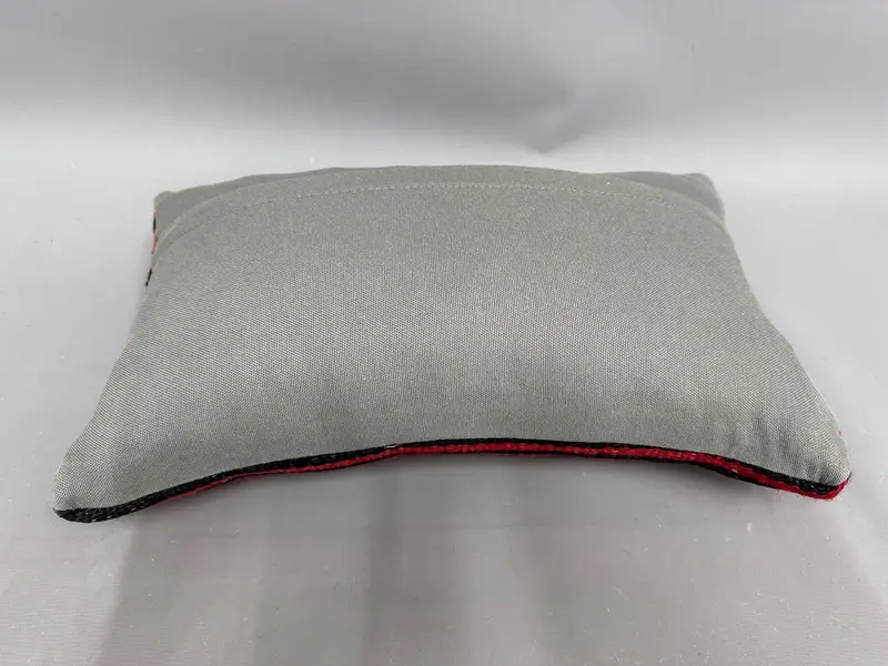 Knitted Pillow Cover, 12x20 Red Pillow Sham, Boho Pillow Sham Cover, Cushion, Pet Pillow, Gift Pillow, Turkish Bench Cushion Case, Vintage Pillow - 7