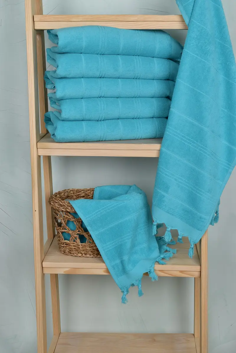 Best Wedding Gift, Monogrammed Hand Towel, Bridal Gifts, Turkish Towel Hand Towel, 40x18 Cotton Striped Terry Towel, Personalized Dish Towel - 3