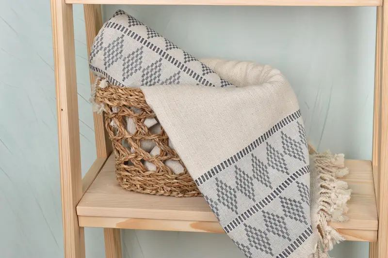 Soft towel, Organic towel, 70x36 Linen Kilim Design Towel, Custom Gifts, Beach Towel Bulk, Personalized Towel Gift, Girls Weekend Getaways Ideas - 4