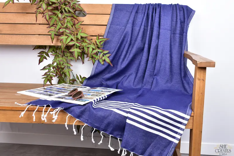 Bachelorette Party Gift, 70x40 Cotton Striped Towel, Christmas Favors, Summer Towel, Turkish bath towel, Soft towel, Handwoven Turkish bath towel - 3