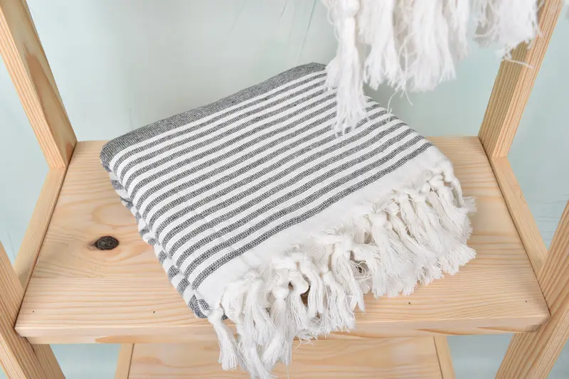 Custom Wedding Gifts, Turkish beach towel, Thin towel, Bathroom Towel, 68x40 Cotton Striped Terry Towel, Florida Bachelorette Party Favors - 5