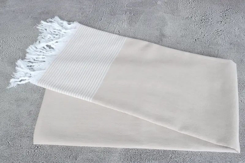 Bridal Gifts, Sand-resistant towel, Large Turkish Towel, Scarf Towel, 80x36 Cotton Striped Towel, Personalized Beach Towel, Oversized Beach Towel - 6