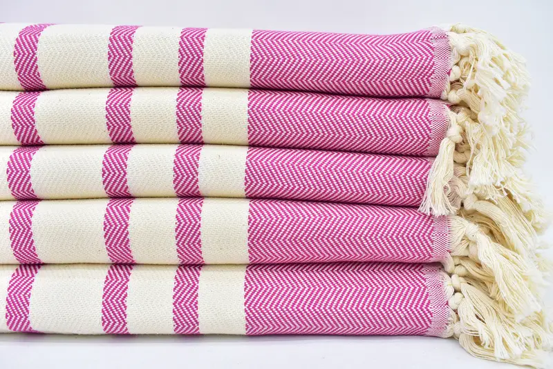 Turkish Cotton Throw Blanket, Bachelor Party Gifts, Decorative Blanket, Throw Blanket Couch, Tablecloth, 96x80 Cotton Herringbone Towel - 1