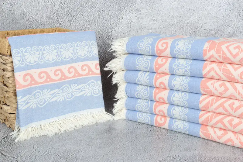 Absorbent towel, Turkish Towel Monogram, Best Friend Gift, 70x36 Cotton Geometric Towel, Personalized Beach Towel, Boyfriend Christmas Gift - 4