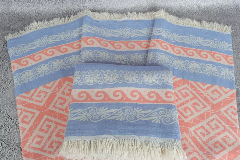 Absorbent towel, Turkish Towel Monogram, Best Friend Gift, 70x36 Cotton Geometric Towel, Personalized Beach Towel, Boyfriend Christmas Gift - 5