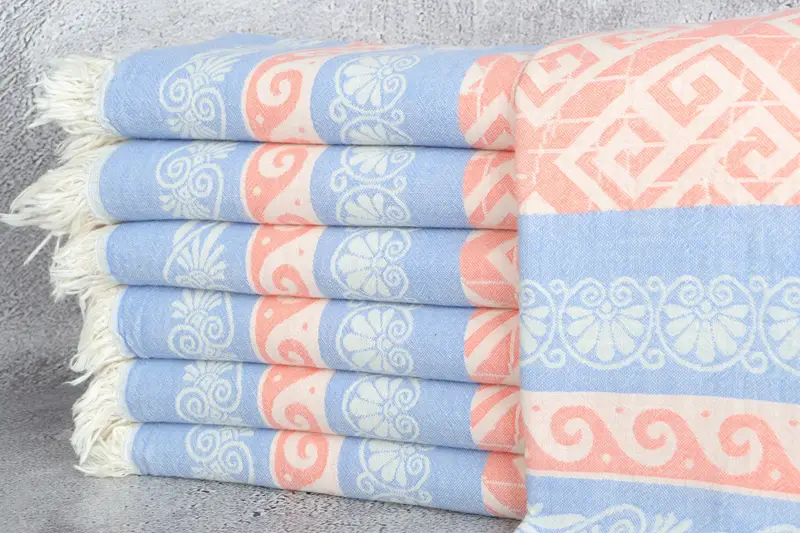 Absorbent towel, Turkish Towel Monogram, Best Friend Gift, 70x36 Cotton Geometric Towel, Personalized Beach Towel, Boyfriend Christmas Gift - 2
