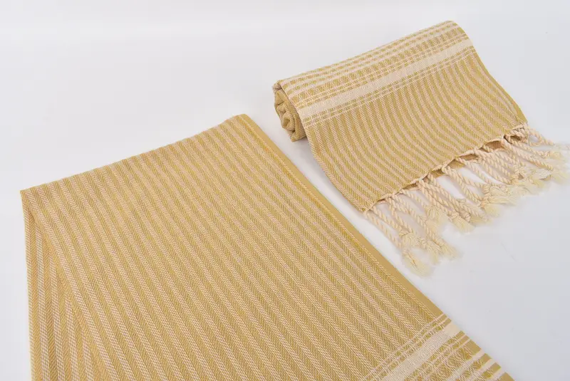 Personalized Kitchen Towel, Spa Towel, Wedding Gift, Handmade Gift, Personalized Hand Towel, 40x18 Cotton Striped Towel, Monogrammed Turkish Towel - 7