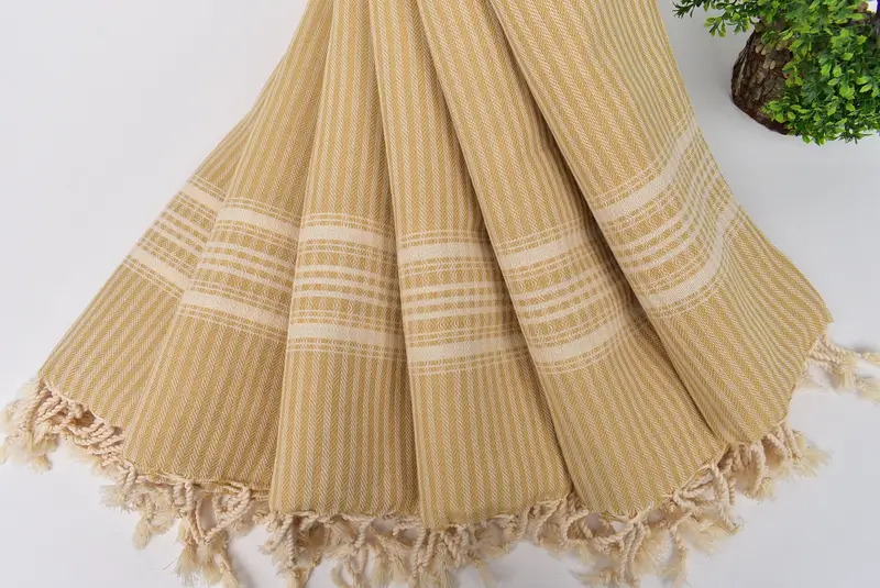 Personalized Kitchen Towel, Spa Towel, Wedding Gift, Handmade Gift, Personalized Hand Towel, 40x18 Cotton Striped Towel, Monogrammed Turkish Towel - 4