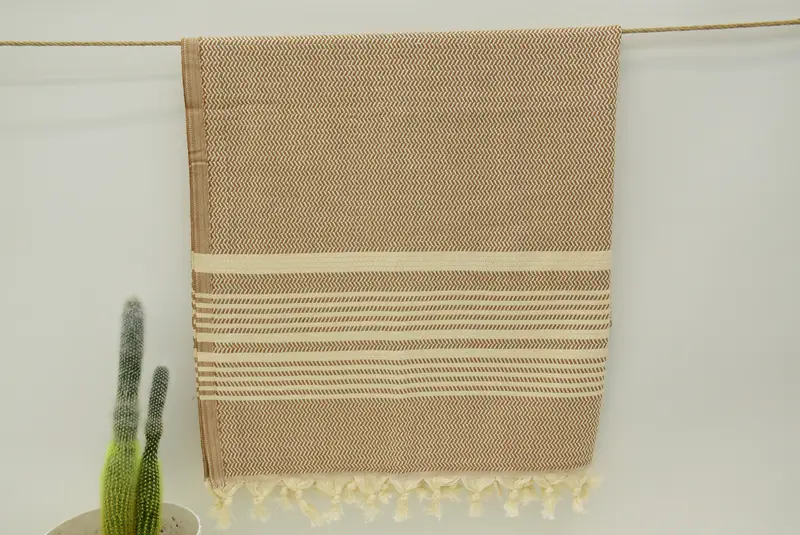 Bridesmaid Gifts, Bachelorette Party Decorations, Spa Towel, Handmade Turkish Towel, Bridesmaid Gift, Gift For Boyfriend, 70x40 Cotton Striped Towel - 7