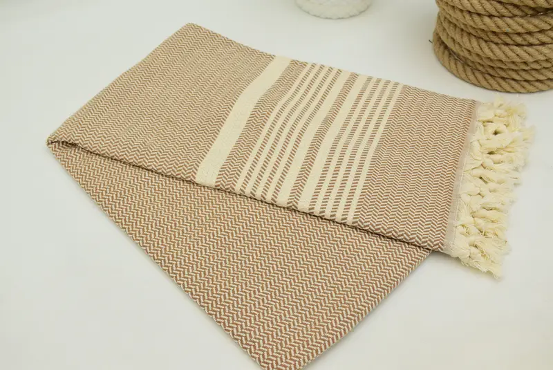 Bridesmaid Gifts, Bachelorette Party Decorations, Spa Towel, Handmade Turkish Towel, Bridesmaid Gift, Gift For Boyfriend, 70x40 Cotton Striped Towel - 3