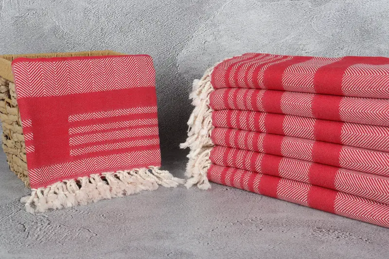 Personalized Turkish Towel, Wedding Gifts Towel, Mother Of The Groom Gift, 68x38 Cotton Chevron Towel, Bachelorette Party Gifts, Bachelor Towel - 4