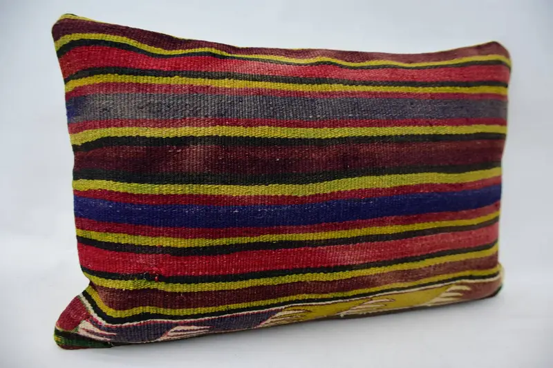 Pillow Case, 16x24 Green Pillow Case, Vintage Pillow, Personalized Gift Pillow Pillow Sham, Pillow for Couch, Vintage Kilim Throw Pillow - 2