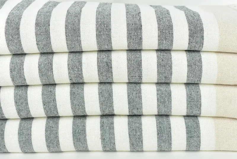 68x40 Cotton Striped Terry Towel, Personalized Wedding Gift, Family Gift Basket, Cotton towel, Gift Towel, Bachelorette Party Gifts Bridesmaids - 2