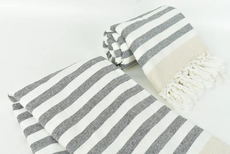 68x40 Cotton Striped Terry Towel, Personalized Wedding Gift, Family Gift Basket, Cotton towel, Gift Towel, Bachelorette Party Gifts Bridesmaids - 7