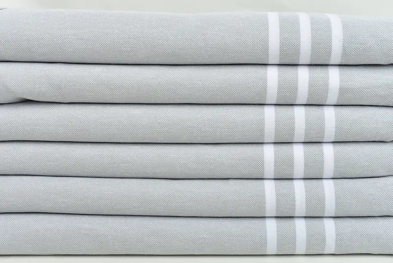 Monogram el havlu, Noel hediyeleri, Bachelorette Party hediyeleri, monogramlı el havlu, onun için hediye, banyo havlu, 40x20 pamuklu çizgili havlu - 2