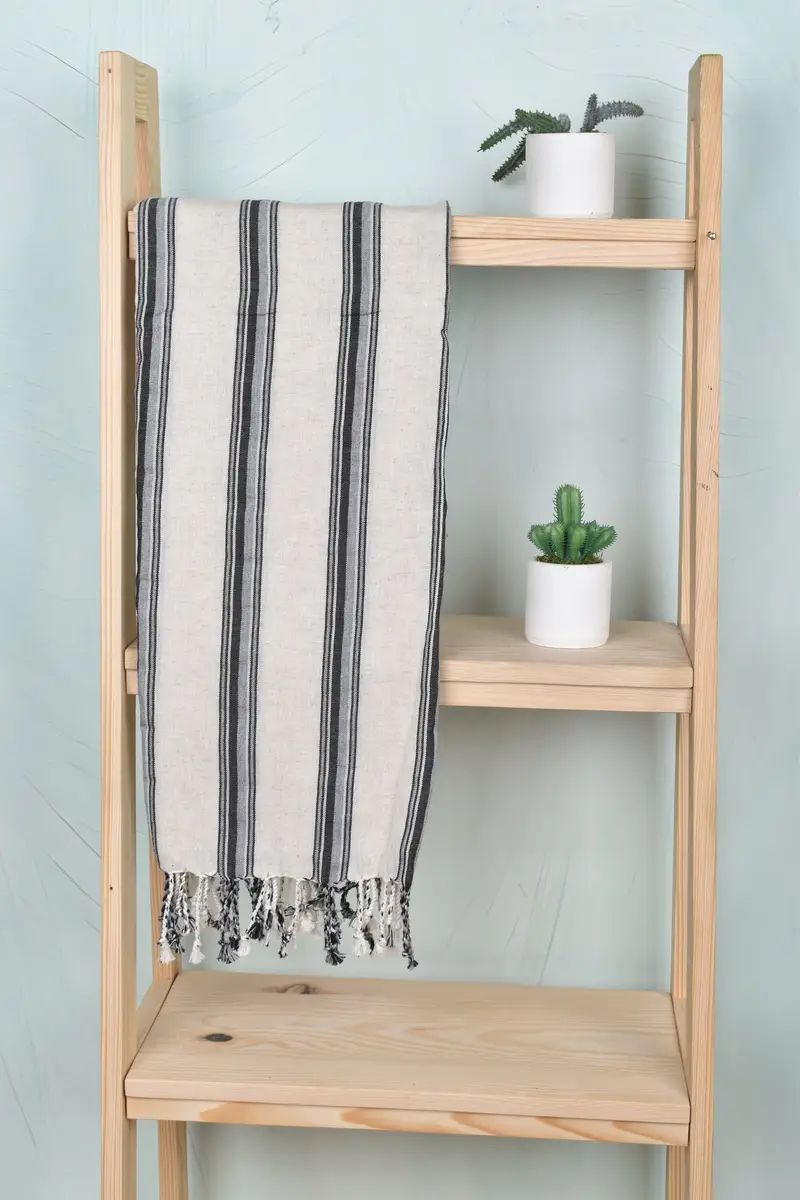 Soft towel, 70x38 Cotton Striped Towel, Beach Towel Gift, Handmade Gift, Custom Beach Towels, Turkish Towel Personalized, Personalized Gift - 8