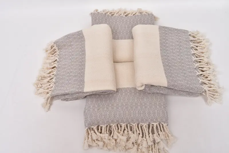 Sand-resistant towel, Personalized Bridesmaid Gift, 68x36 Cotton Diamond Towel, Embroidered Beach Towel, Turkish bath towel, Employee Gifts - 6