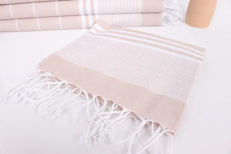 Handmade Gift, Bathroom Towels, Turkish Towel Hand Towel, Bridal Shower Gift, 40x24 Cotton Striped Towel, Monogram Kitchen Towel, Hand Size Towels - 5