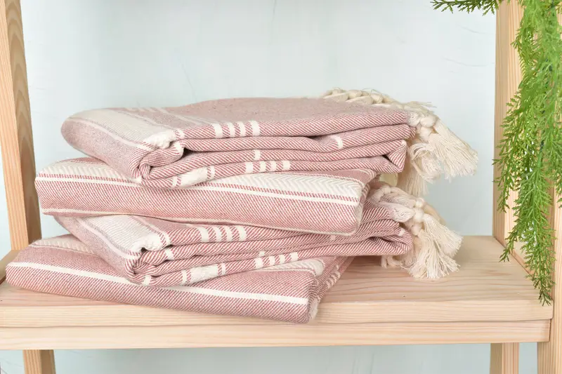 Housewarming Gift, Holiday Towel, 70x40 Cotton Herringbone Towel, Quick-Dry Beach Towel, Lightweight Turkish towel, Bachelorette Party Favors Beach - 7