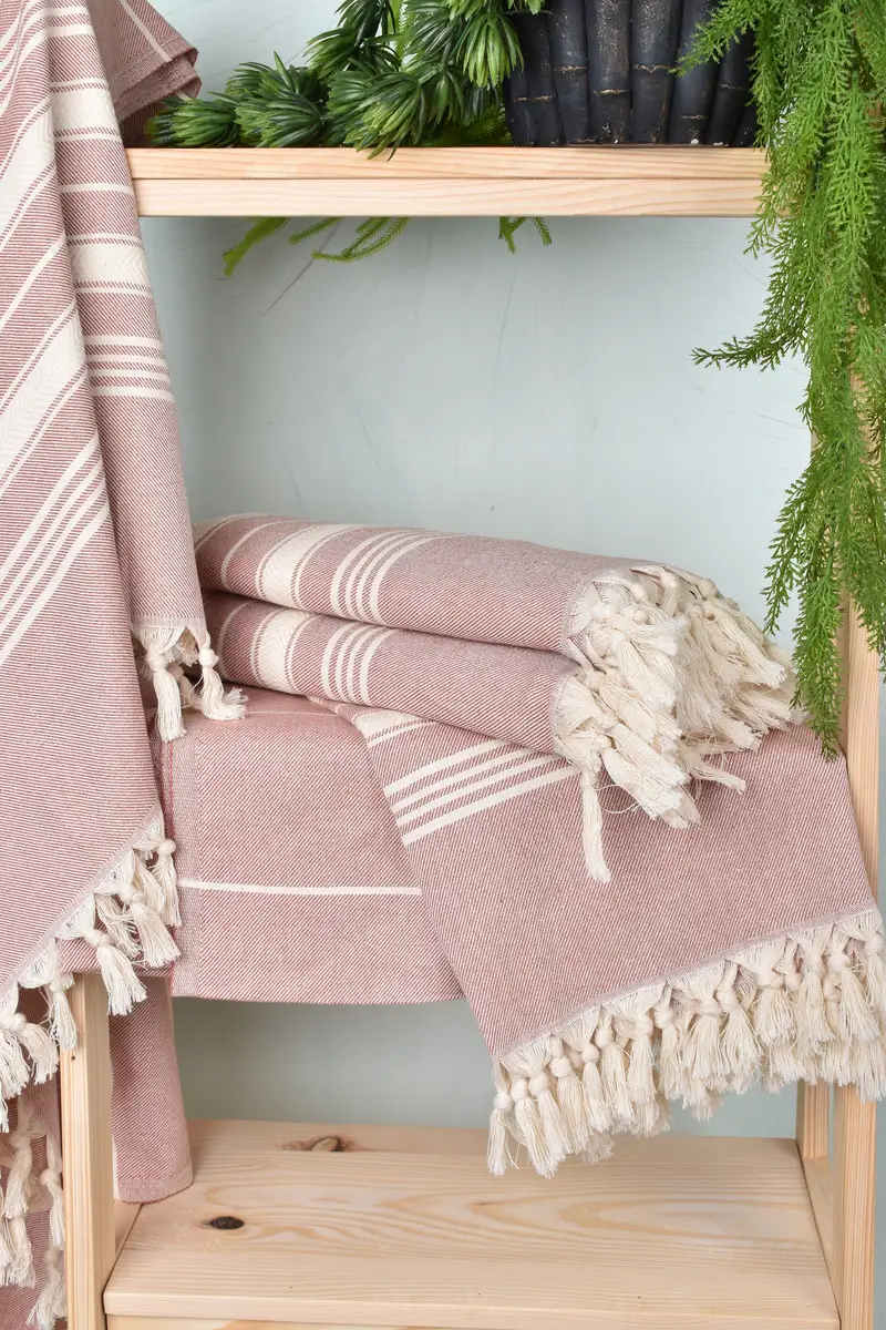 Housewarming Gift, Holiday Towel, 70x40 Cotton Herringbone Towel, Quick-Dry Beach Towel, Lightweight Turkish towel, Bachelorette Party Favors Beach - 6