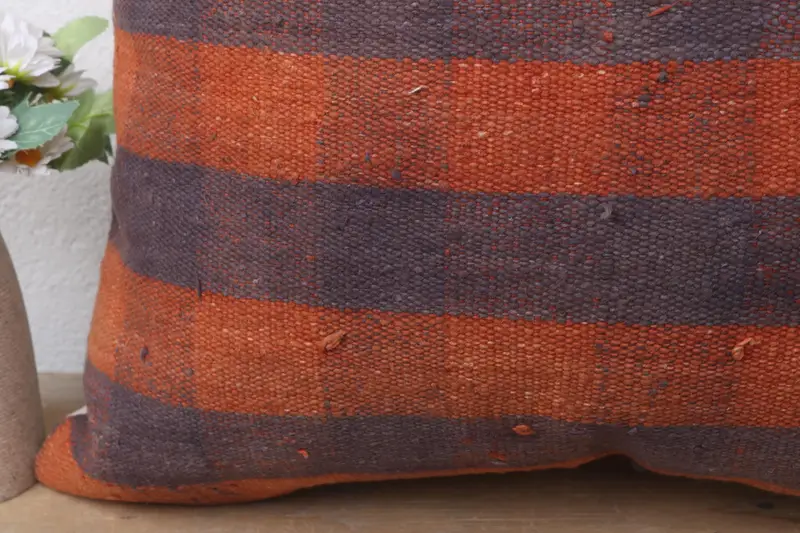 Pillow Case, Kilim Pillow, Bed Pillow Sham, 20x20 Red Cushion Case, Anatolian Cushion, Sofa Cushion Case, Turkish Kilim Pillow, Boho Pillow - 3