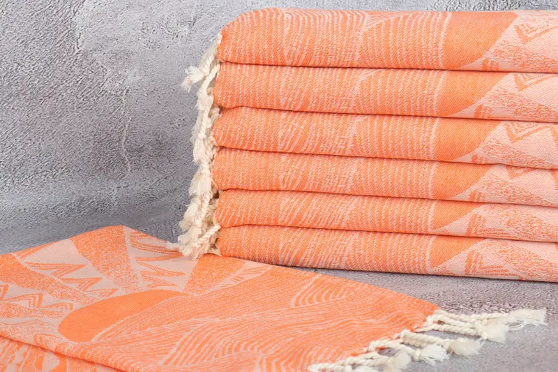 Bathroom Towels, Monogram Tea Towel, Monogram Turkish Bath Towel, 36x18 Cotton Striped Design Towel, Personalized Hand Towel, Monogram Kitchen Towel - 3