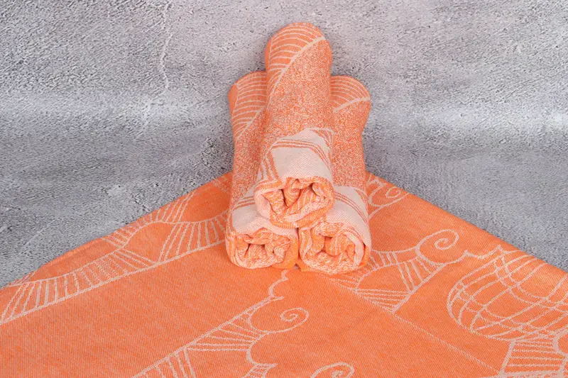 Bathroom Towels, Monogram Tea Towel, Monogram Turkish Bath Towel, 36x18 Cotton Striped Design Towel, Personalized Hand Towel, Monogram Kitchen Towel - 8