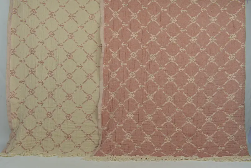 Thanksgiving -Tischdecke, Hochzeitsbevorzugungen, Brautgeschenk, Tischdecke, Geschenk des ersten Hochzeitstages, Hauswarminggeschenk, 88x68 Cotton Marine Designtuch - 1