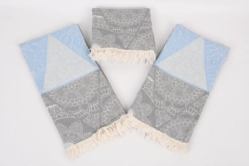 Decorative Towel, 70x40 Cotton Geometric Towel, Best Friend Gift, Miami Bachelorette Party Favors, Wedding Gift, Gift Towel, Bridesmaid Gift Towel - 7