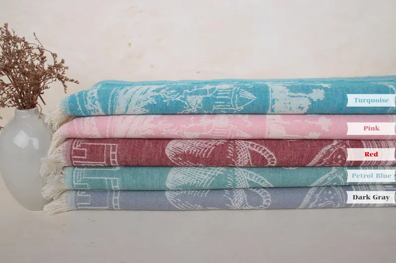 Idea del regalo del día de San Valentín, toallas de baño, favor de la fiesta de viaje de niñas, regalo de boda, toalla estampada de paisaje de algodón de 28x20, toalla de cocina monogram - 2